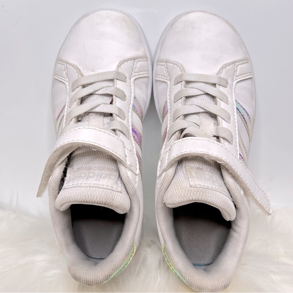 ADIDAS Kids Grand Court Casual Shoes Sneakers - Size 12.5 Kids - Picture 4 of 6